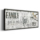 Family Gives Us - Floater Framed Canvas Print