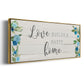 Love Builds - Floater Framed Canvas Print