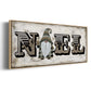 Winter Wonderland Friend Noel - Floater Framed Canvas Print