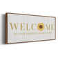 Welcome Happily Ever After - Floater Framed Canvas Print