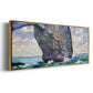 The Manneport, Seen from Below, 1883 - Floater Framed Canvas Print