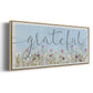 Bloomin Around Grateful - Floater Framed Canvas Print