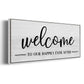 Welcome Ever After - Floater Framed Canvas Print
