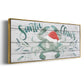 Tis the Seasun Collection D - Floater Framed Canvas Print