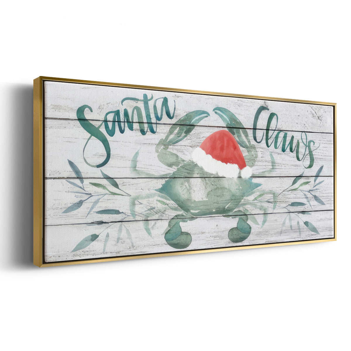 Tis the Seasun Collection D - Floater Framed Canvas Print