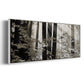 Misty Forest - Floater Framed Canvas Print