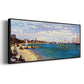 Regatta at Sainte Adresse - Floater Framed Canvas Print