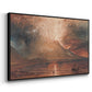Vesuvius in Eruption, c. 1817 - Floater Framed Canvas Print