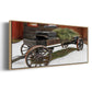 Country Store Wagon - Floater Framed Canvas Print