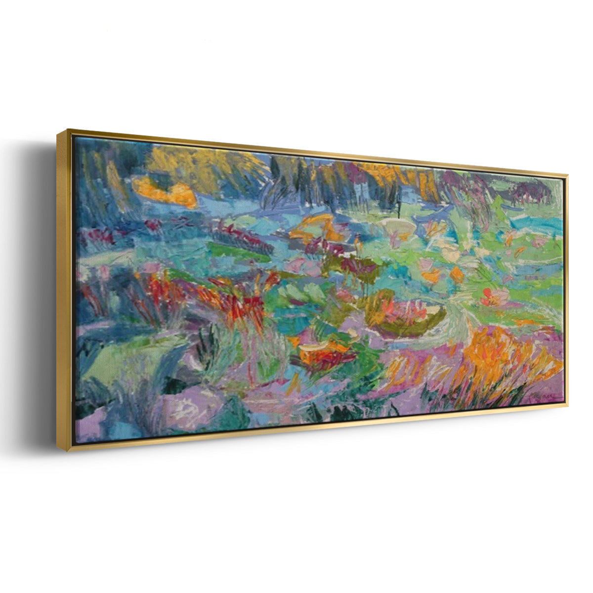 Morning Prayer - Floater Framed Canvas Print