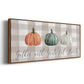 Gather With Grateful Hearts - Floater Framed Canvas Print