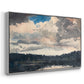 The Lone Boat, North Woods Club, Adirondacks, 1892 - Floater Framed Canvas Print