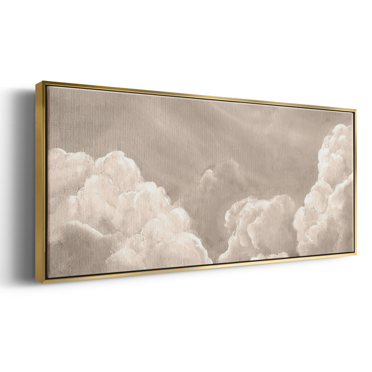 Painted Clouds II - Floater Framed Canvas Print
