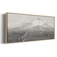 Mount Shasta - Floater Framed Canvas Print