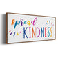Rainbow Kindness - Floater Framed Canvas Print