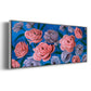 Layered Petals III - Floater Framed Canvas Print