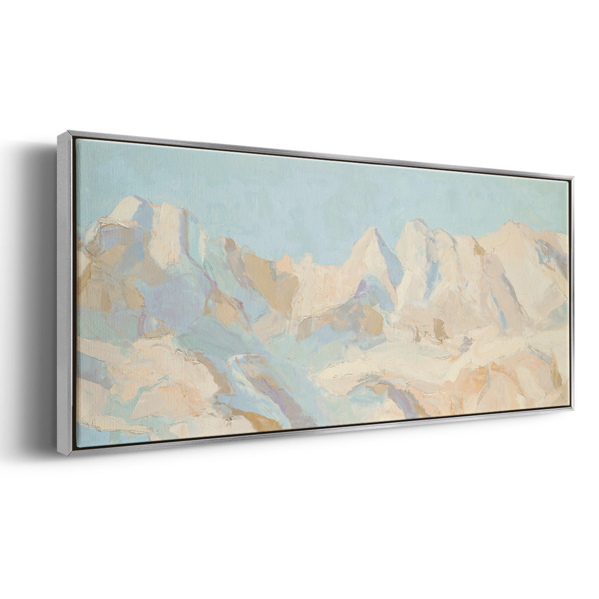 Mountain Scape - Floater Framed Canvas Print