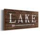 To the Lake - Floater Framed Canvas Print