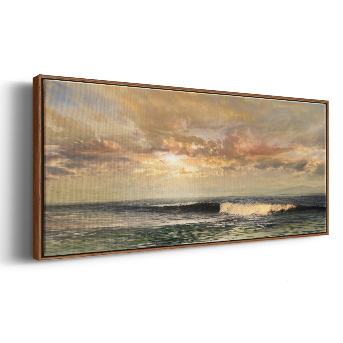 Serenity - Floater Framed Canvas Print