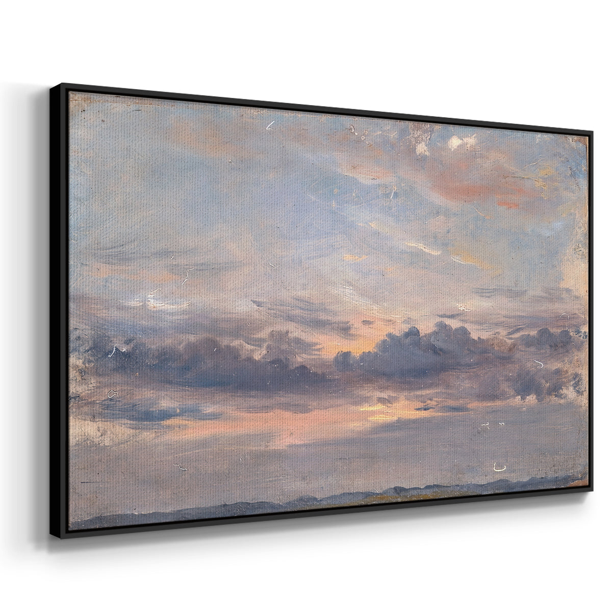 A Cloud Study, Sunset, c. 1821-1822 - Floater Framed Canvas Print