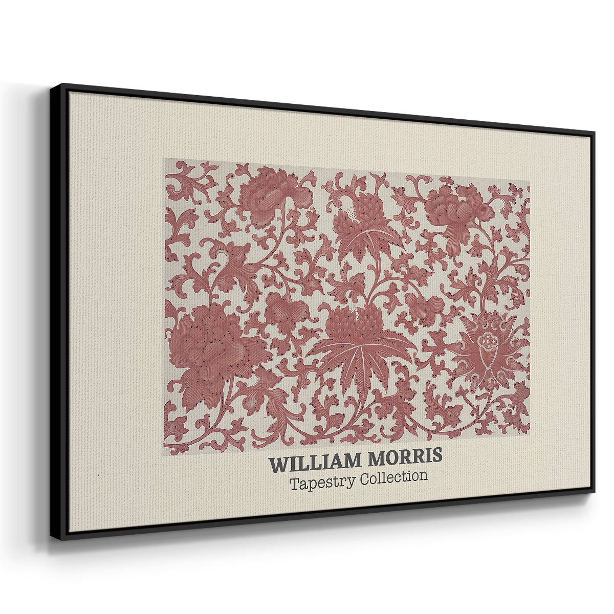 Examples of Chinese Ornament, Pl. XCIII (Morris Inspired), 1867 - Floater Framed Canvas Print