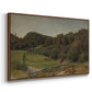 Landscape at Ljan, 1858 - Floater Framed Canvas Print