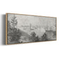 City of Detroit - Floater Framed Canvas Print