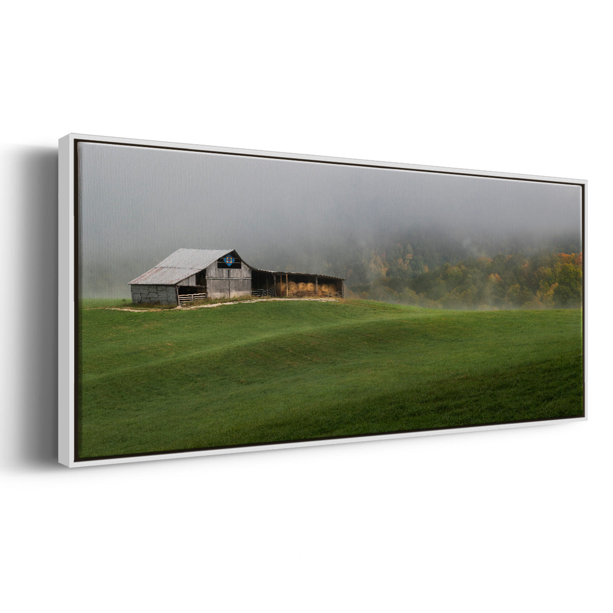 Mountain Air - Floater Framed Canvas Print