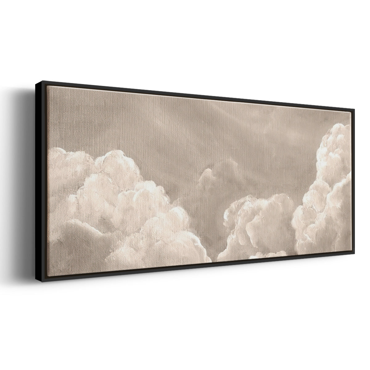 Painted Clouds II - Floater Framed Canvas Print