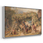 Figures and Animals in a Vineyard, c. 1829 - Floater Framed Canvas Print