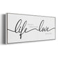 Life Takes You Love Brings You - Floater Framed Canvas Print