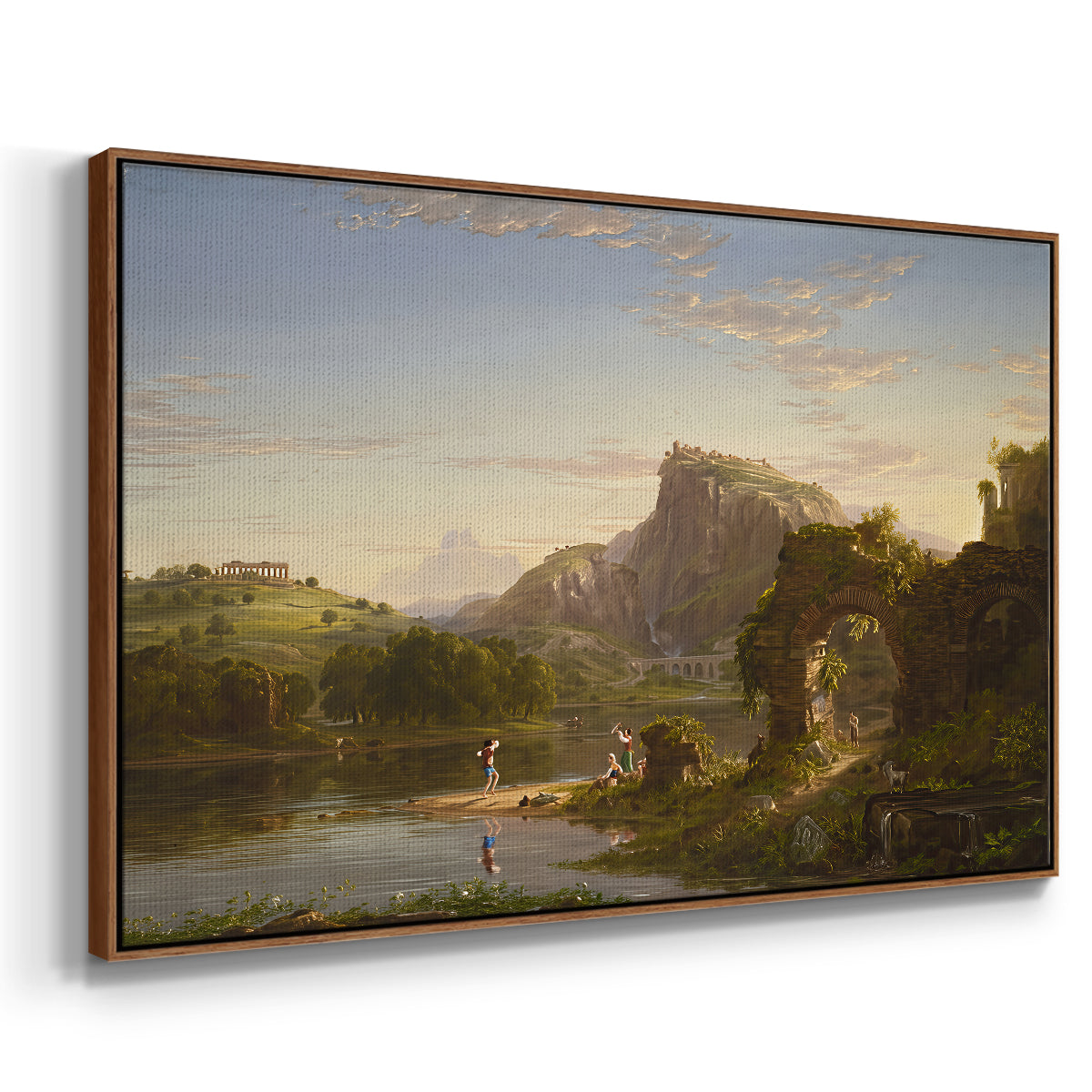 L'Allegro, 1845 - Floater Framed Canvas Print