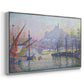 The Port of Marseille, 1905 - Floater Framed Canvas Print