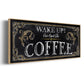 Wake Up! - Floater Framed Canvas Print