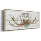 Rustic Cheer - Floater Framed Canvas Print