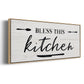 Bless this Kitchen - Floater Framed Canvas Print