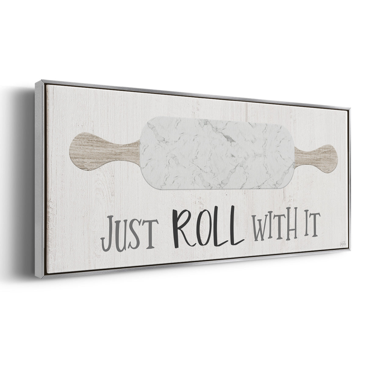 Roll With It - Floater Framed Canvas Print