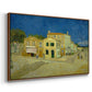 The Yellow House (The Street), 1888 - Floater Framed Canvas Print