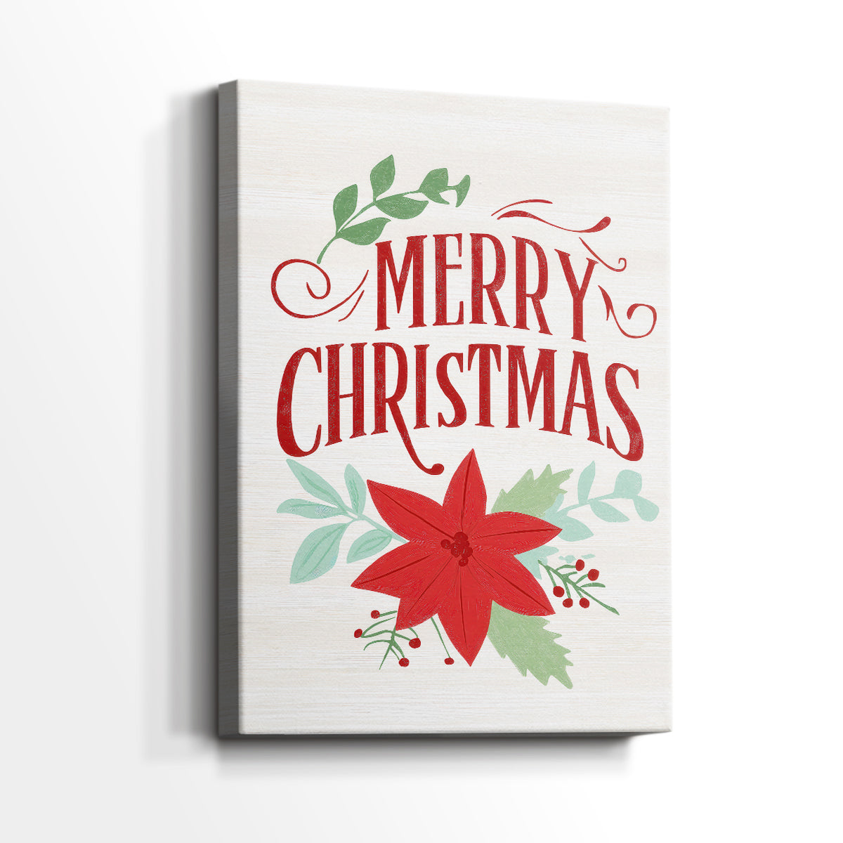 Holly-Red Cottage Green - Canvas Art Print