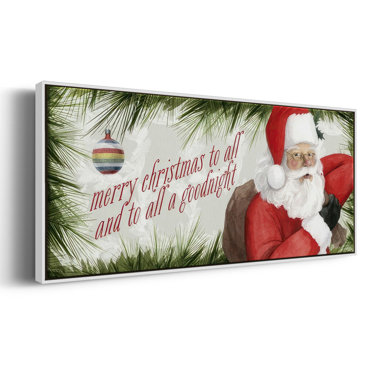 Arose Such a Clatter Collection D - Floater Framed Canvas Print