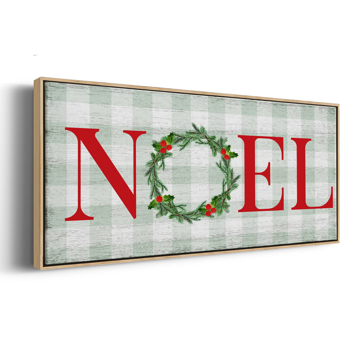 Noel - Floater Framed Canvas Print