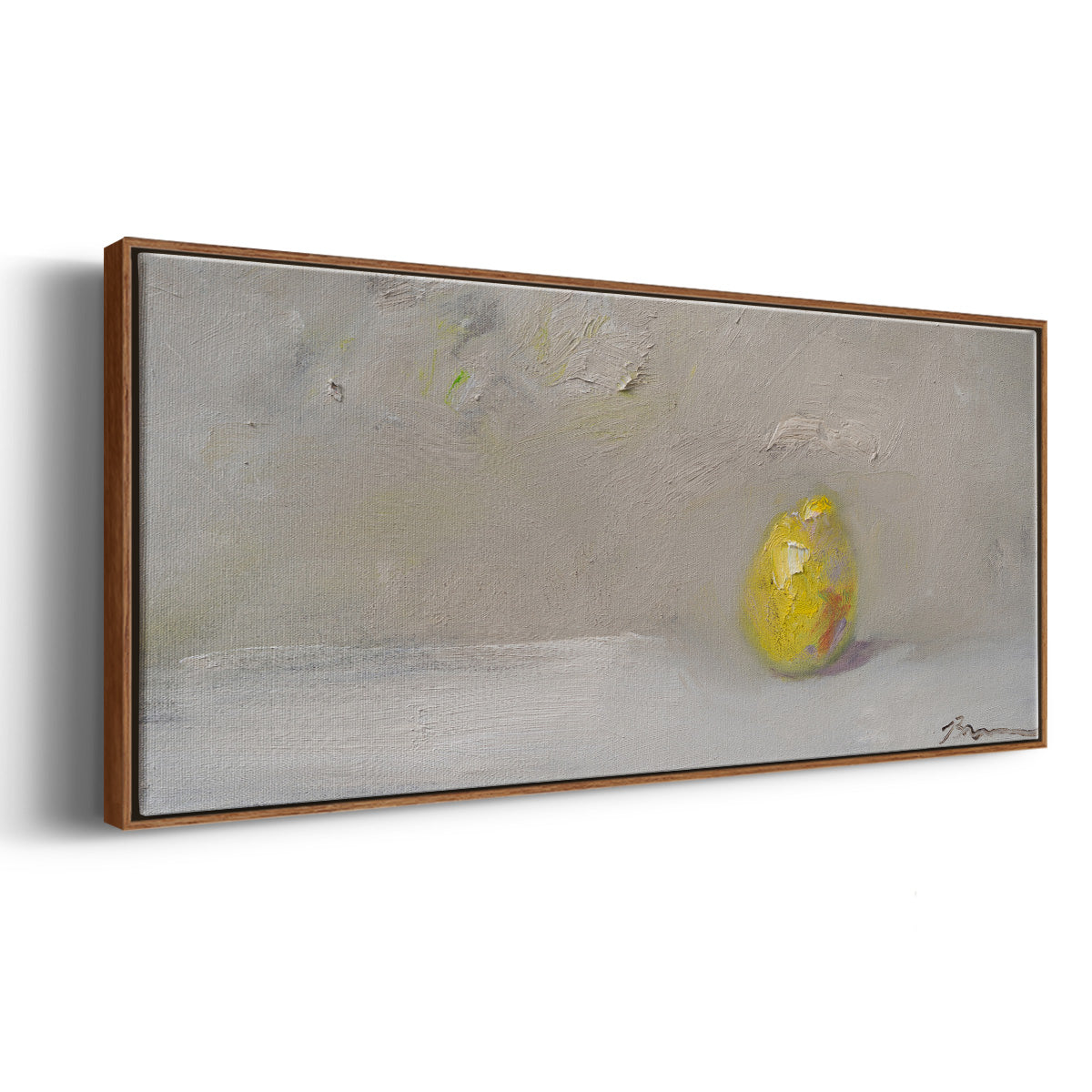 Lemon-Lime - Floater Framed Canvas Print