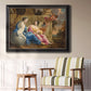 The Muses Urania and Calliope - Ornate Framed Canvas Print