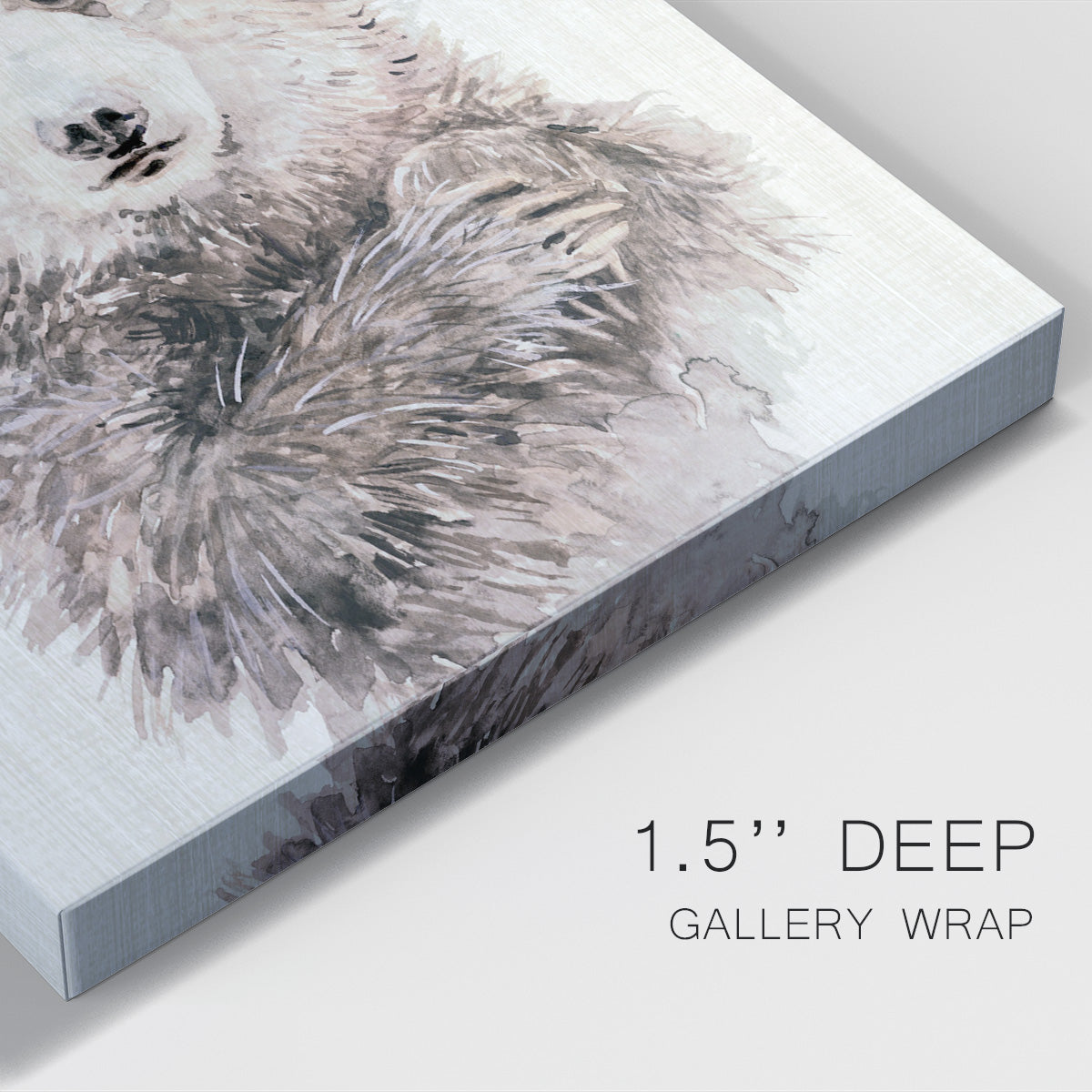 Dressy Cub Premium Gallery Wrapped Canvas - Ready to Hang