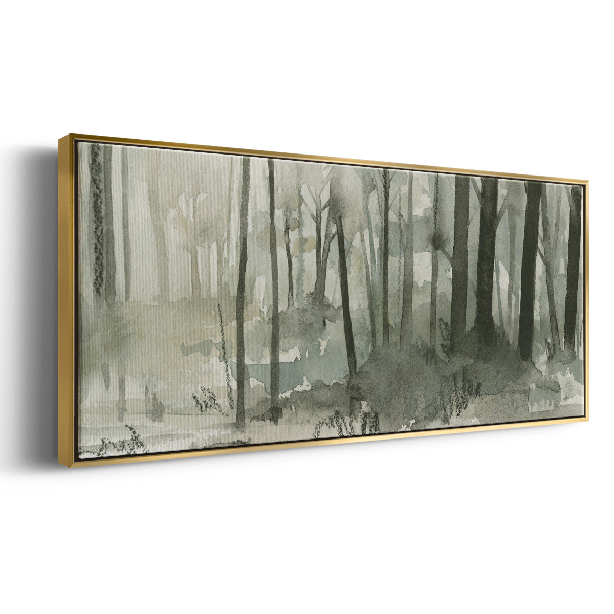Into the Woods II - Floater Framed Canvas Print
