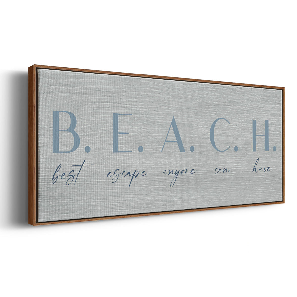 Best Escape - Floater Framed Canvas Print