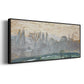 Winter Landscape with Evening Sky, 1870 - Floater Framed Canvas Print