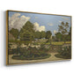 The Painter's Garden at Saint-Privé, 1886 - Floater Framed Canvas Print