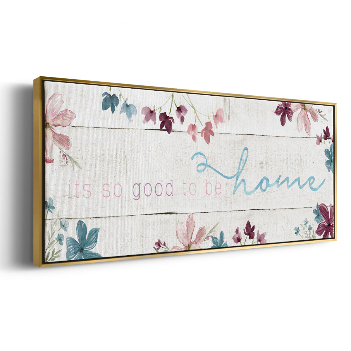 Good To Be Home - Floater Framed Canvas Print