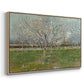 Orchard in Blossom (Plum Trees), 1888 - Floater Framed Canvas Print